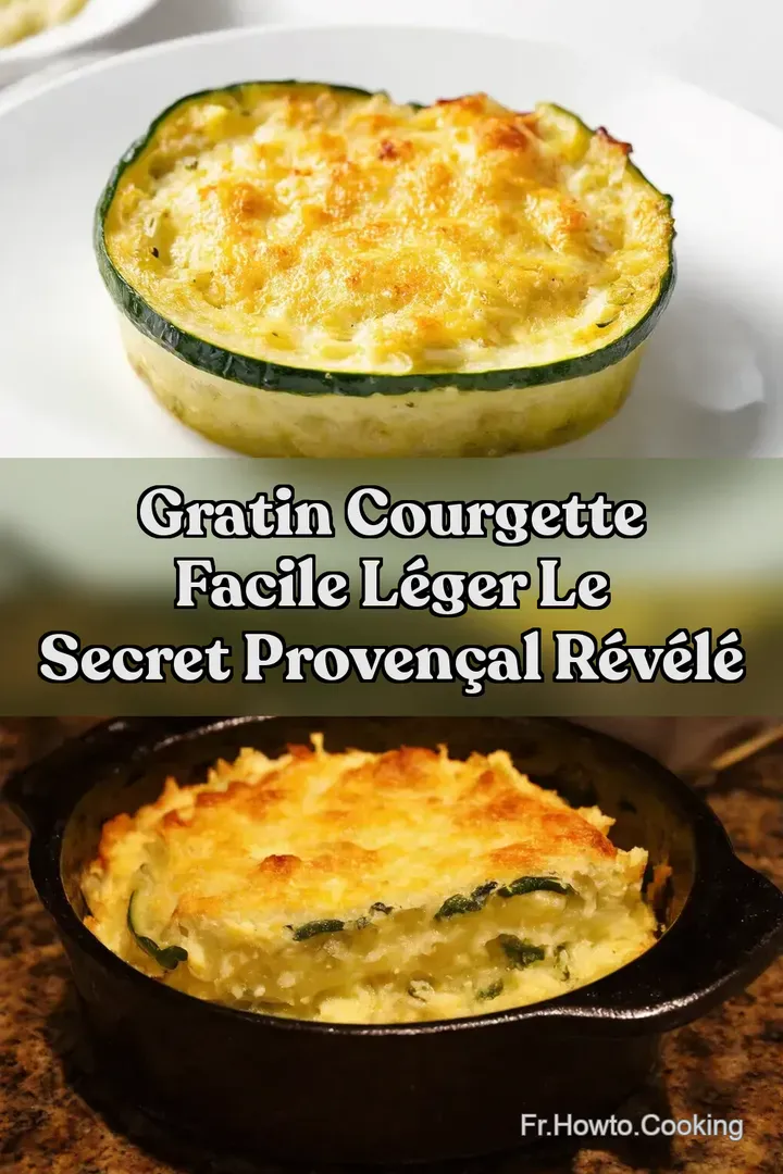 Gratin Courgette Facile L&eacute;ger Le Secret Proven&ccedil;al R&eacute;v&eacute;l&eacute;