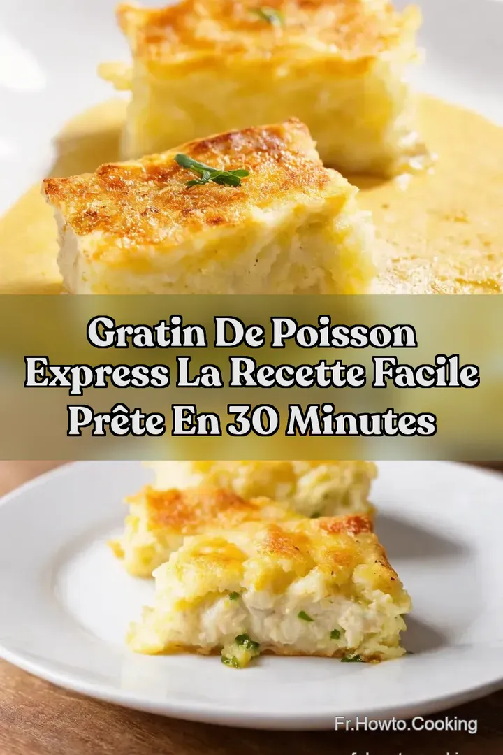 Gratin de Poisson Express La Recette Facile Pr&ecirc;te en 30 Minutes