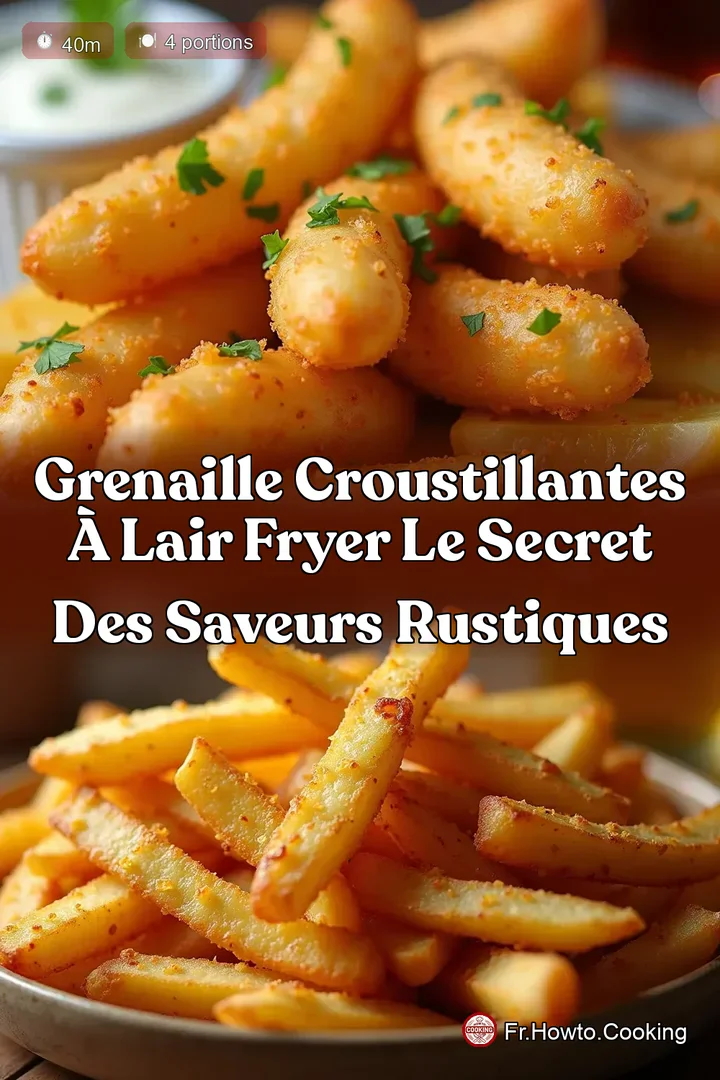 Grenaille Croustillantes à lAir Fryer Le Secret des Saveurs Rustiques