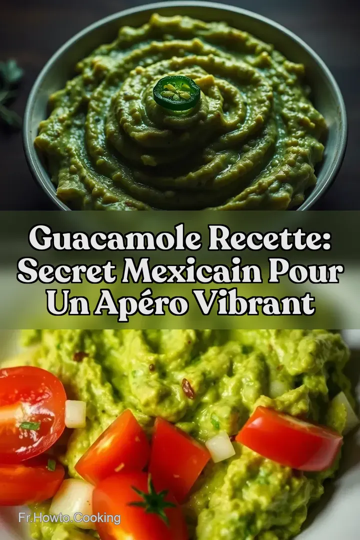 Guacamole Recette: Secret Mexicain Pour un Ap&eacute;ro Vibrant
