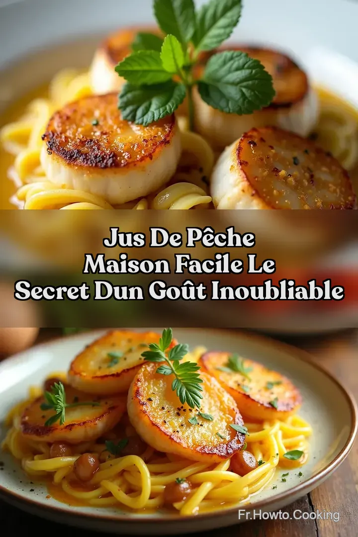 Jus de P&ecirc;che Maison Facile Le Secret dun Go&ucirc;t Inoubliable