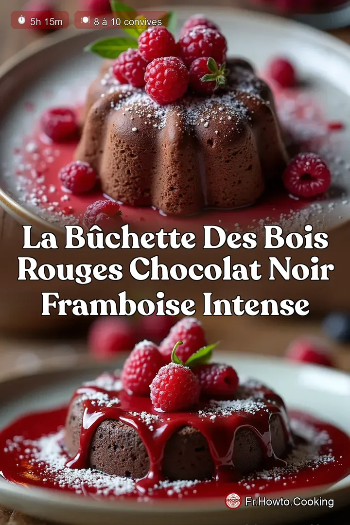 La Bûchette des Bois Rouges Chocolat Noir Framboise Intense