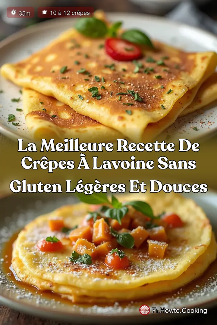 La Meilleure Recette de Crêpes à lAvoine Sans Gluten Légères et Douces