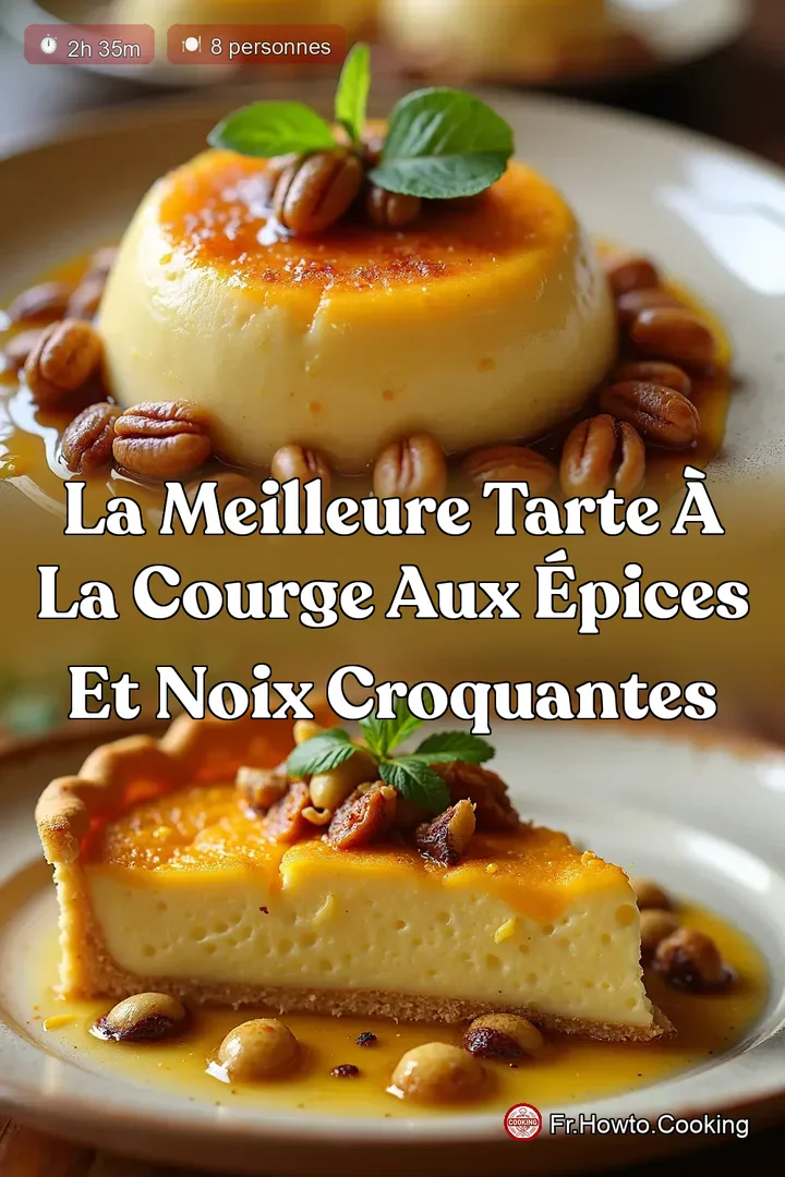La Meilleure Tarte à la Courge aux Épices et Noix Croquantes