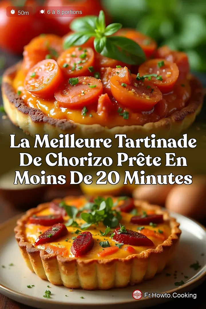 La Meilleure Tartinade de Chorizo Prête en Moins de 20 Minutes