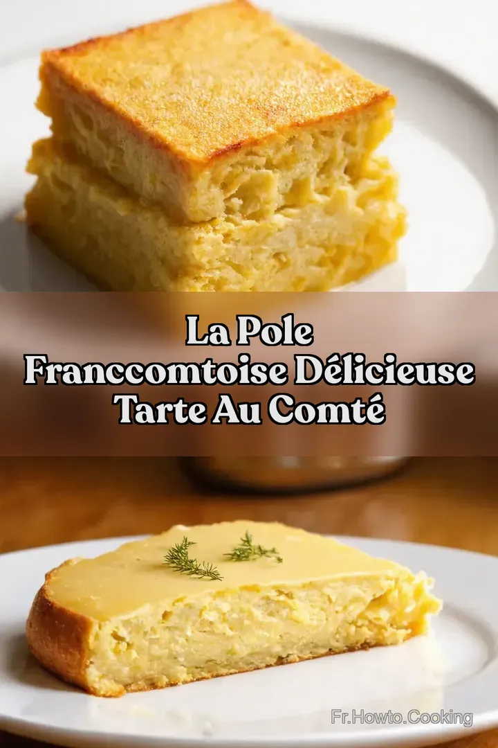 La Pole FrancComtoise D&eacute;licieuse Tarte au Comt&eacute;