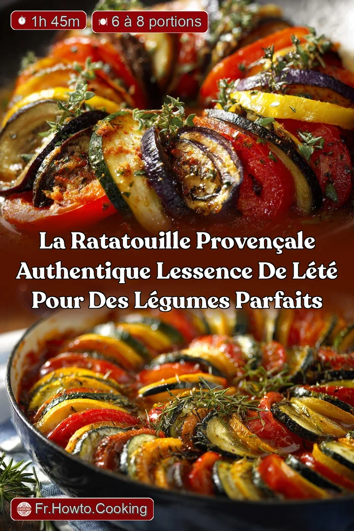 La Ratatouille Proven&ccedil;ale Authentique LEssence de l&eacute;t&eacute; pour des l&eacute;gumes parfaits
