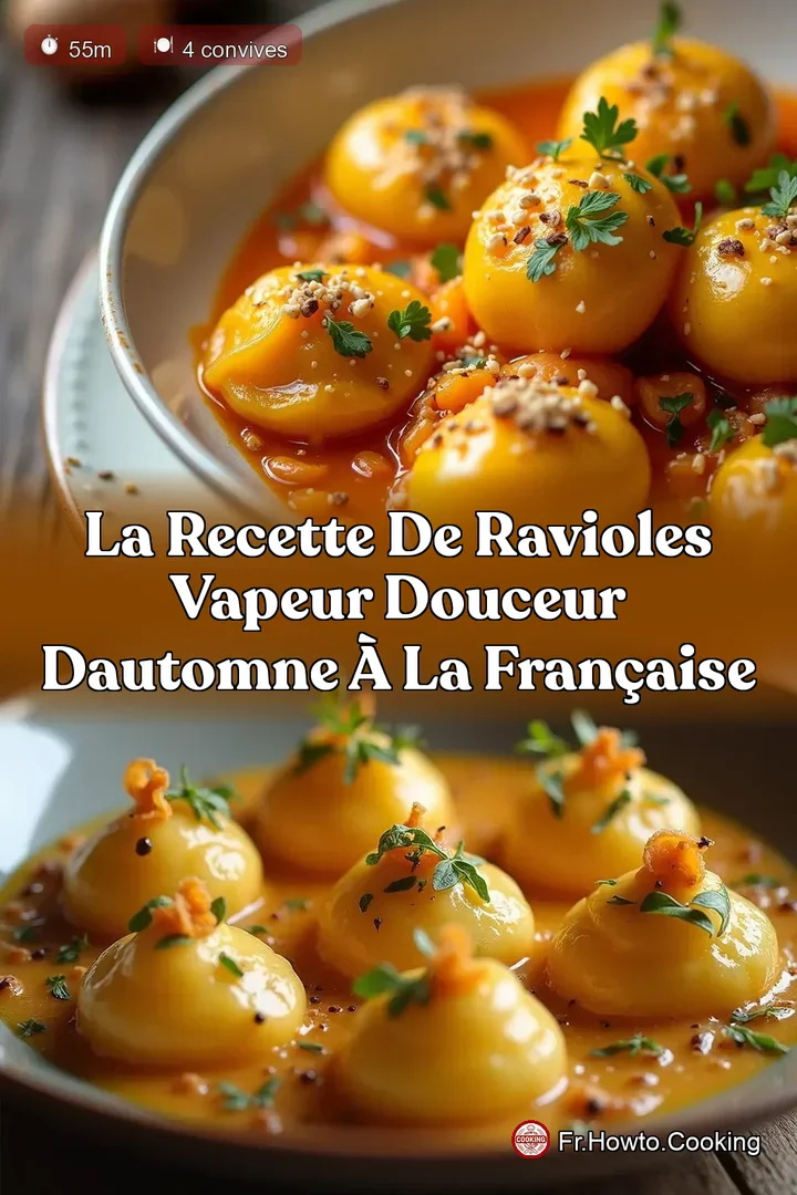 La Recette de Ravioles Vapeur Douceur dAutomne à la Française