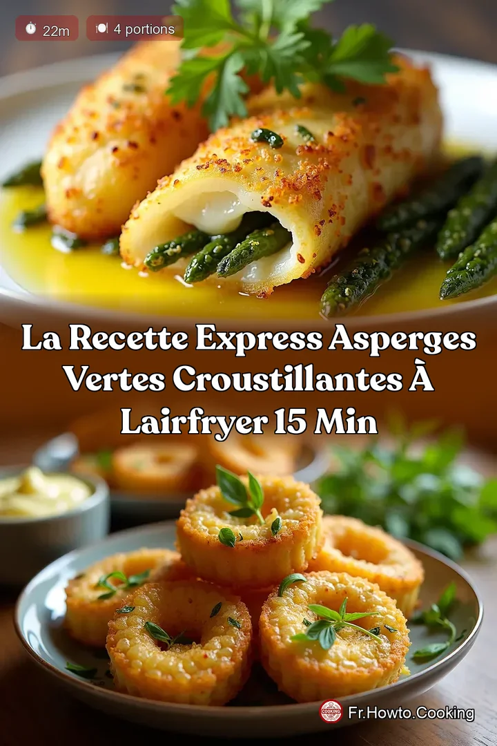 La Recette Express Asperges Vertes Croustillantes à lAirfryer 15 min