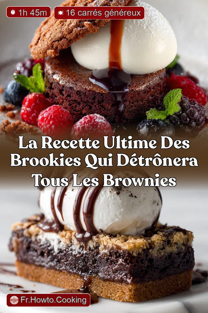 La recette ultime des Brookies qui d&eacute;tr&ocirc;nera tous les brownies