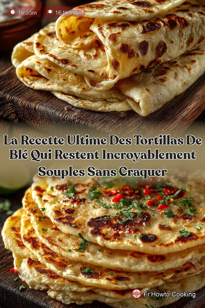 La recette ultime des Tortillas de Bl&eacute; qui restent incroyablement souples sans craquer