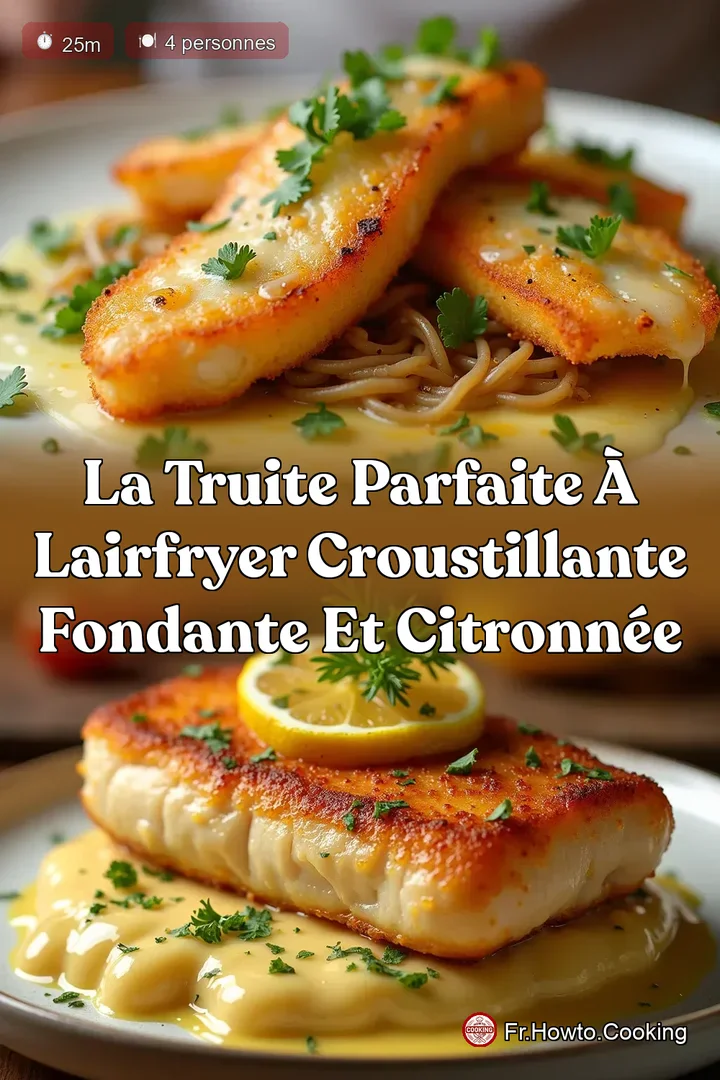 La Truite Parfaite à lAirfryer Croustillante Fondante et Citronnée