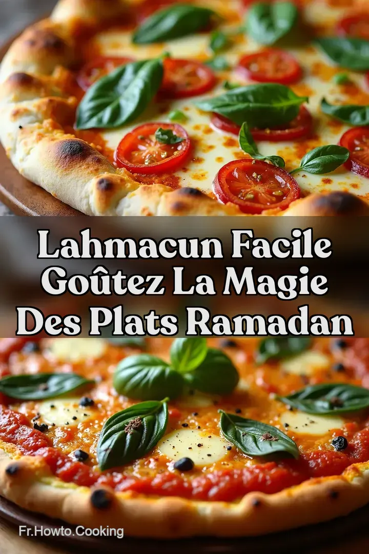 Lahmacun Facile Go&ucirc;tez La Magie des Plats Ramadan