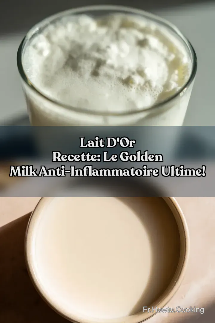 Lait d Or Recette: Le Golden Milk Anti-Inflammatoire Ultime!