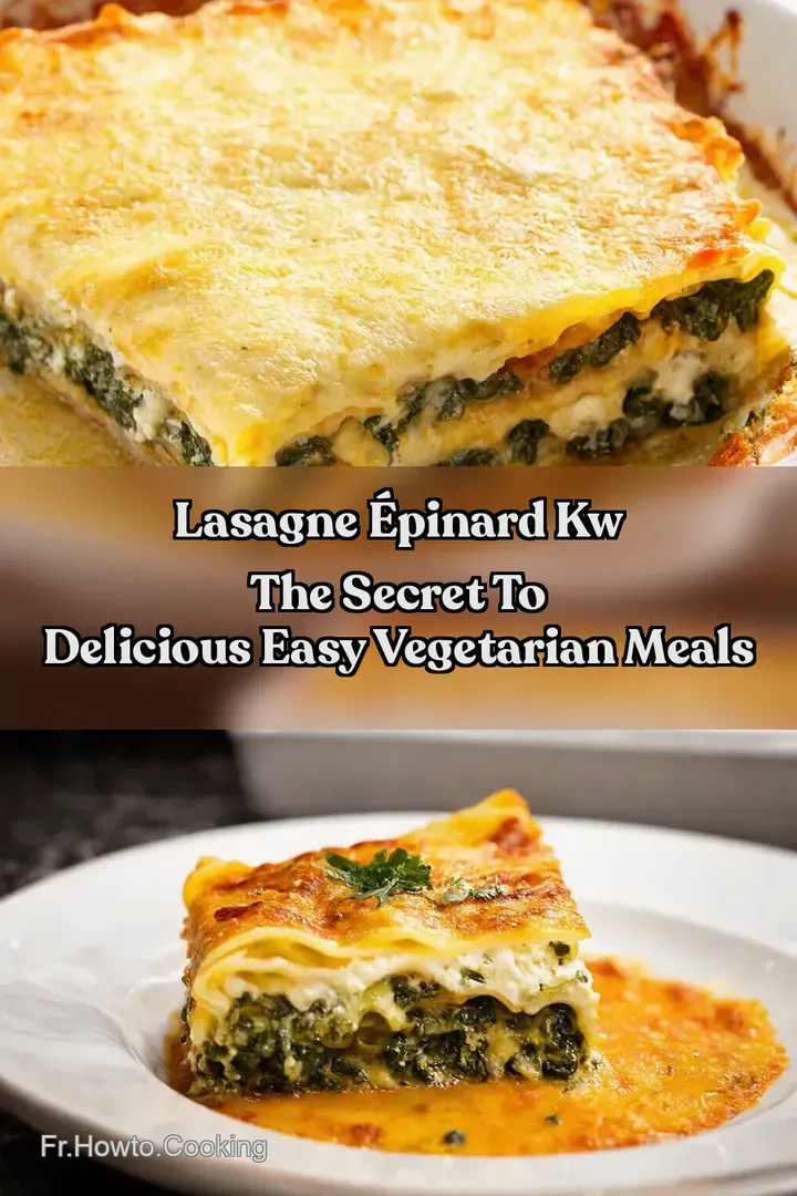 Lasagne &Eacute;pinard kw The Secret to Delicious Easy Vegetarian Meals