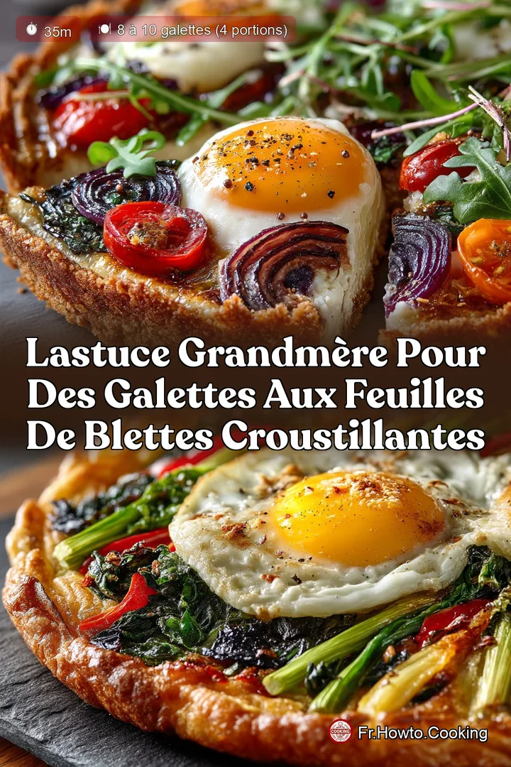 Lastuce GrandMère pour des Galettes aux feuilles de blettes croustillantes