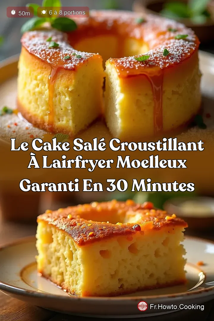 Le Cake Salé Croustillant à lAirfryer Moelleux garanti en 30 minutes