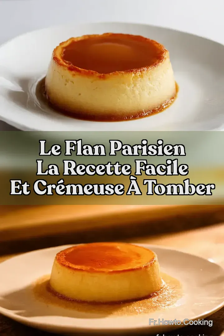 Le Flan Parisien La Recette Facile et Cr&eacute;meuse &agrave; Tomber