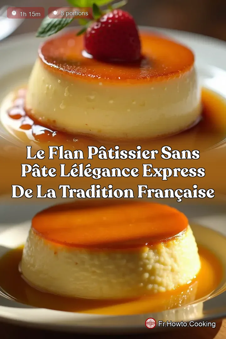 Le Flan Pâtissier Sans Pâte LÉlégance Express de la Tradition Française