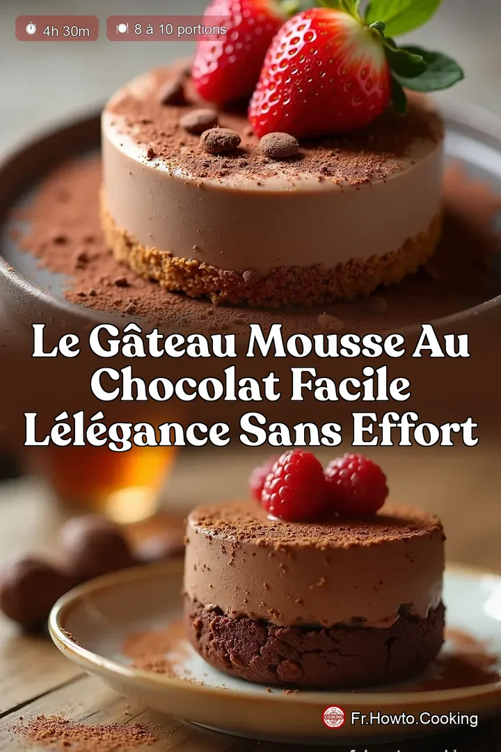 Le Gâteau Mousse au Chocolat Facile LÉlégance Sans Effort