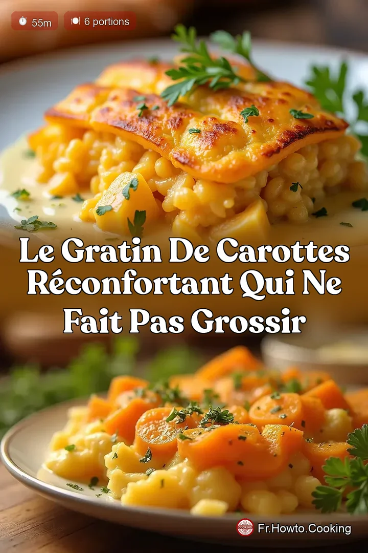 Le Gratin de Carottes Réconfortant qui ne Fait Pas Grossir