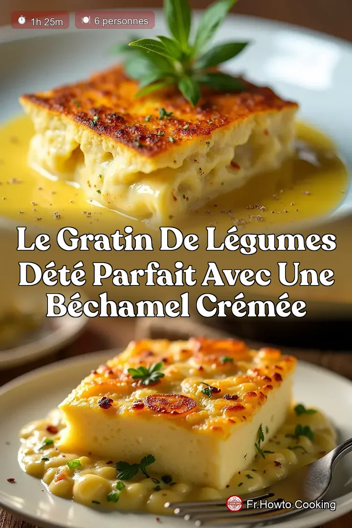 Le Gratin de Légumes dÉté Parfait avec une Béchamel Crémée