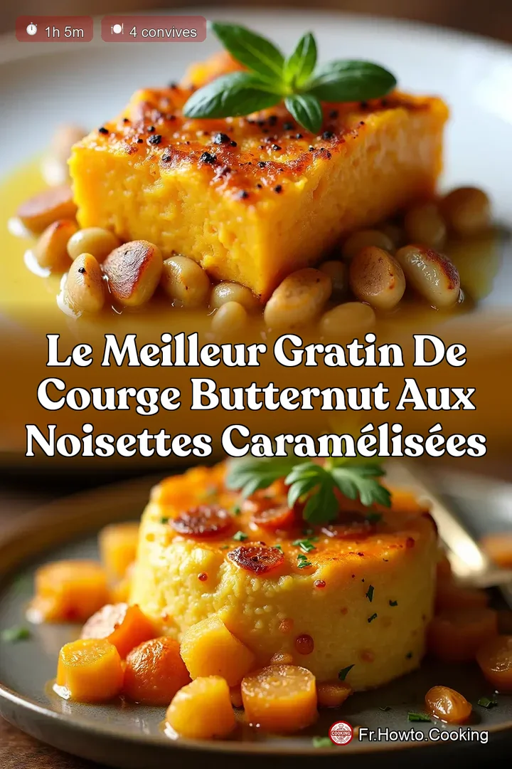 Le Meilleur Gratin de Courge Butternut aux Noisettes Caramélisées