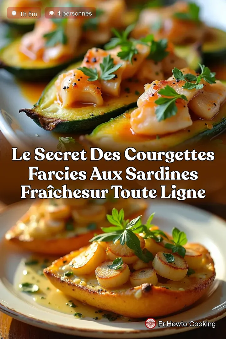 Le Secret des Courgettes Farcies aux Sardines Fraîchesur Toute Ligne