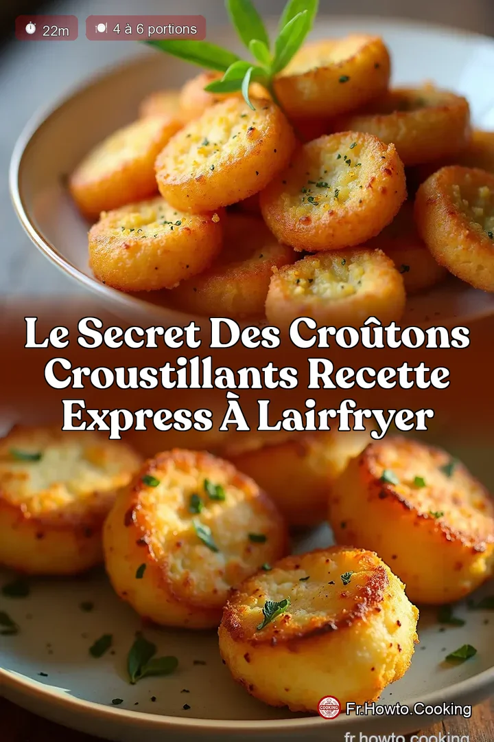 Le Secret des Croûtons Croustillants Recette Express à lAirfryer