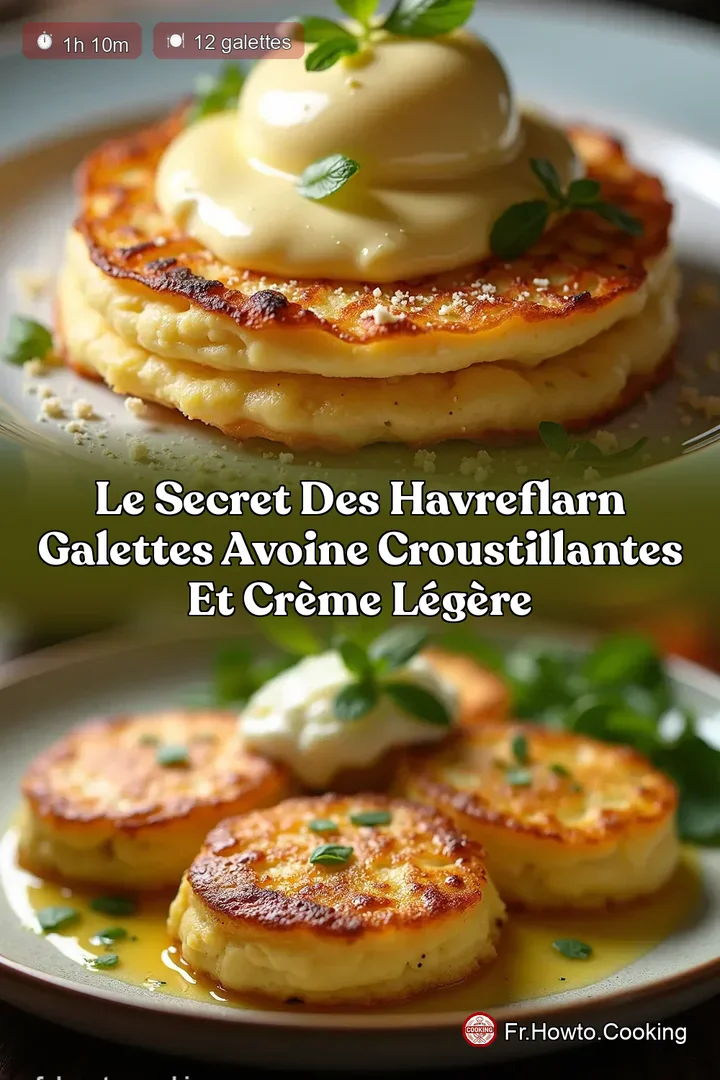 Le Secret des Havreflarn Galettes Avoine Croustillantes et Crème Légère