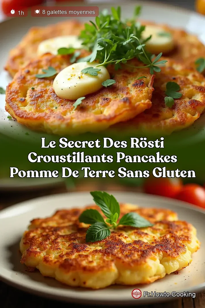 Le Secret des Rösti Croustillants Pancakes Pomme de Terre Sans Gluten