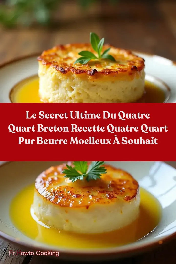 Le Secret Ultime du Quatre Quart Breton Recette Quatre quart pur beurre Moelleux &agrave; souhait