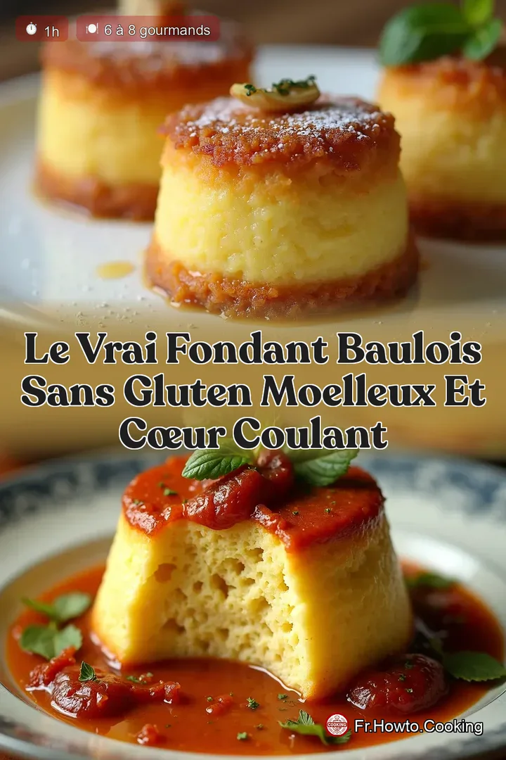 Le Vrai Fondant Baulois Sans Gluten Moelleux et Cœur Coulant