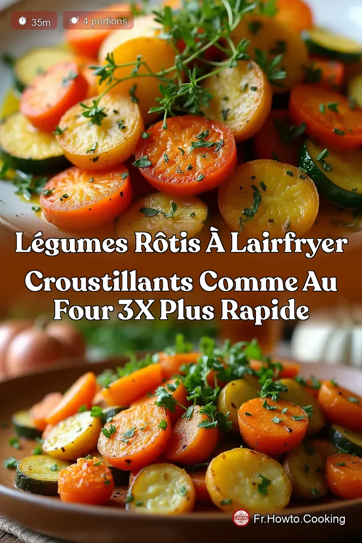 Légumes Rôtis à lAirfryer Croustillants comme au Four 3x Plus Rapide