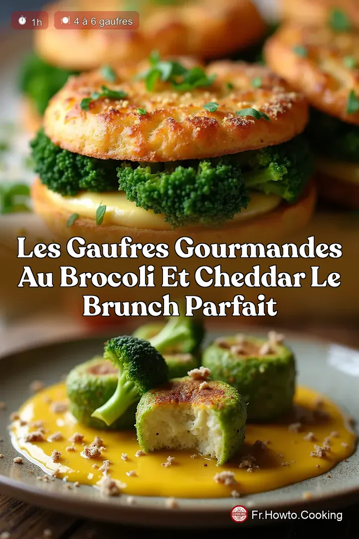 Les Gaufres Gourmandes au Brocoli et Cheddar Le Brunch Parfait