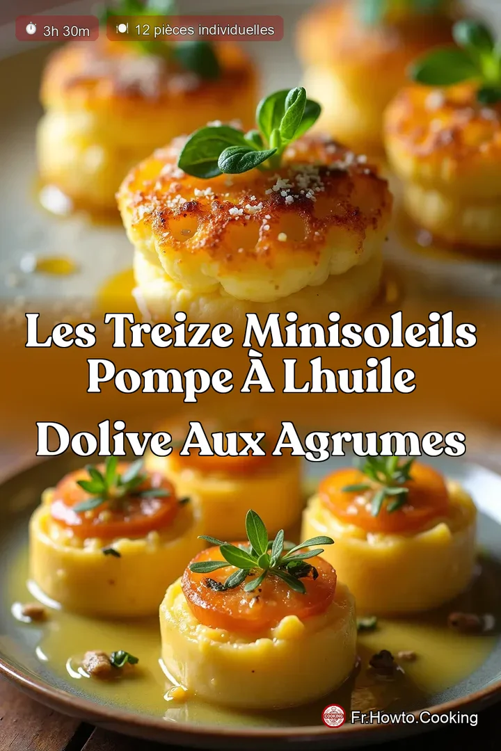 Les Treize MiniSoleils Pompe à lHuile dOlive aux Agrumes