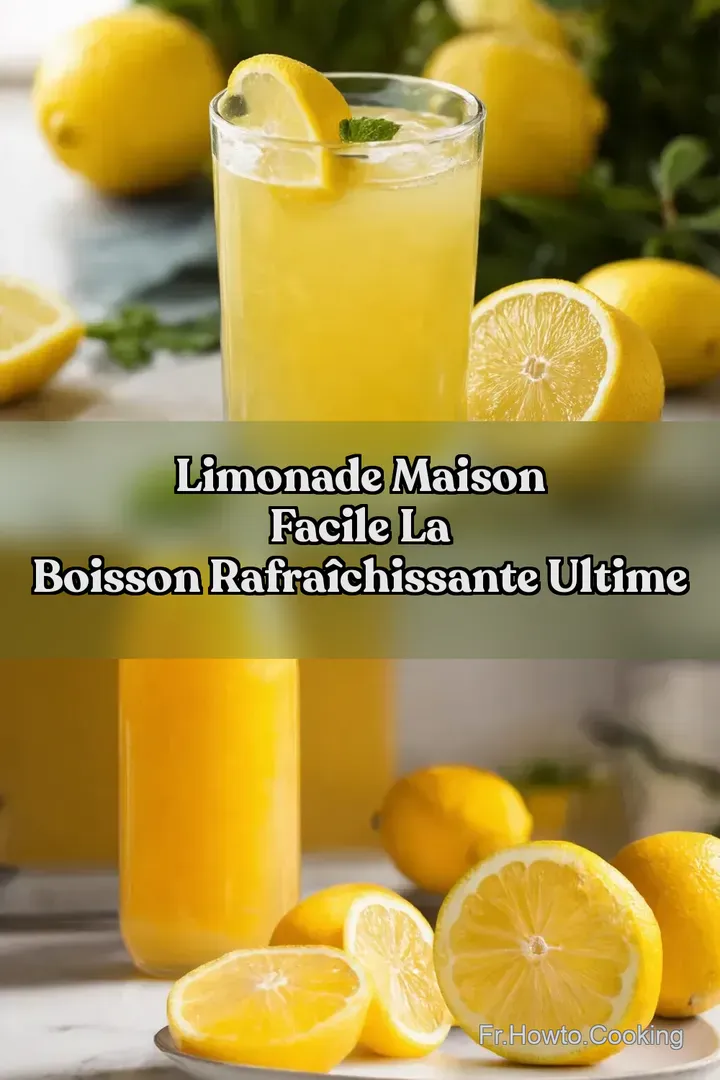 Limonade Maison Facile La Boisson Rafra&icirc;chissante Ultime