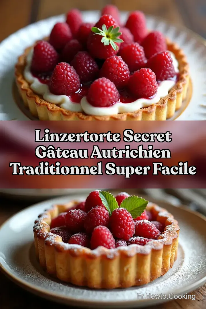 Linzertorte Secret G&acirc;teau Autrichien Traditionnel Super Facile