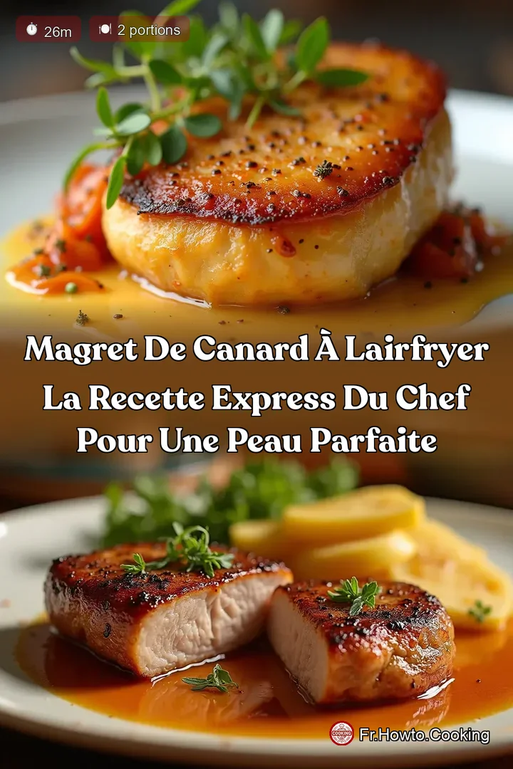 Magret de Canard à lAirfryer La Recette Express du Chef pour une Peau Parfaite