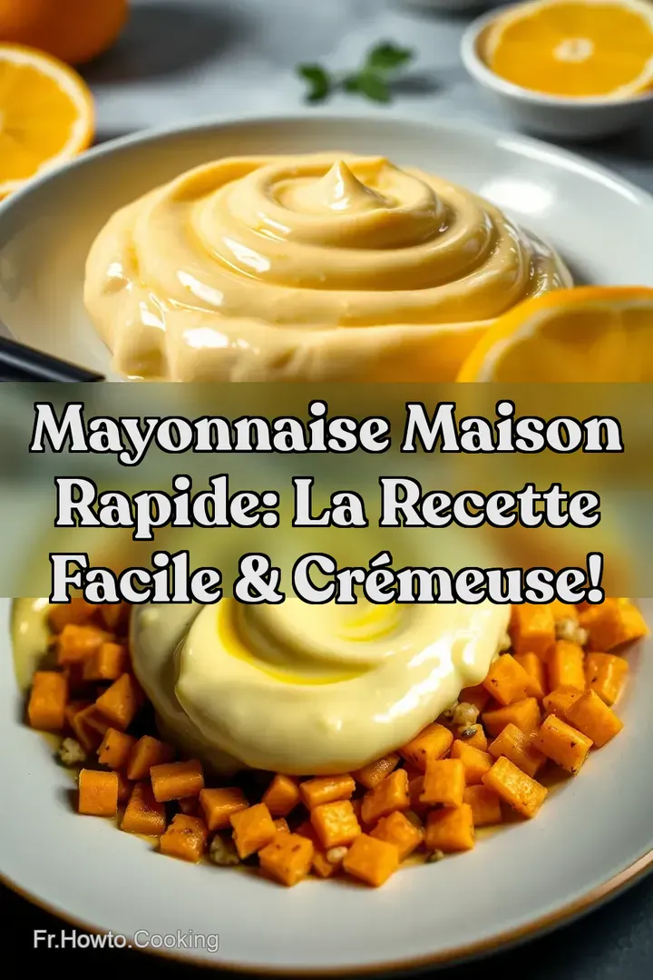 Mayonnaise Maison Rapide: La Recette Facile & Cr&eacute;meuse!