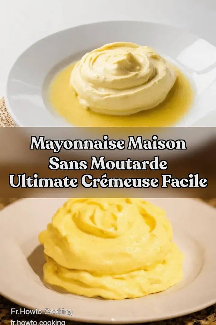 Mayonnaise Maison Sans Moutarde Ultimate Crémeuse Facile : ÉPINGLER POUR PLUS TARD Mayonnaise Maison Sans Moutarde Ultimate Crémeuse Facile