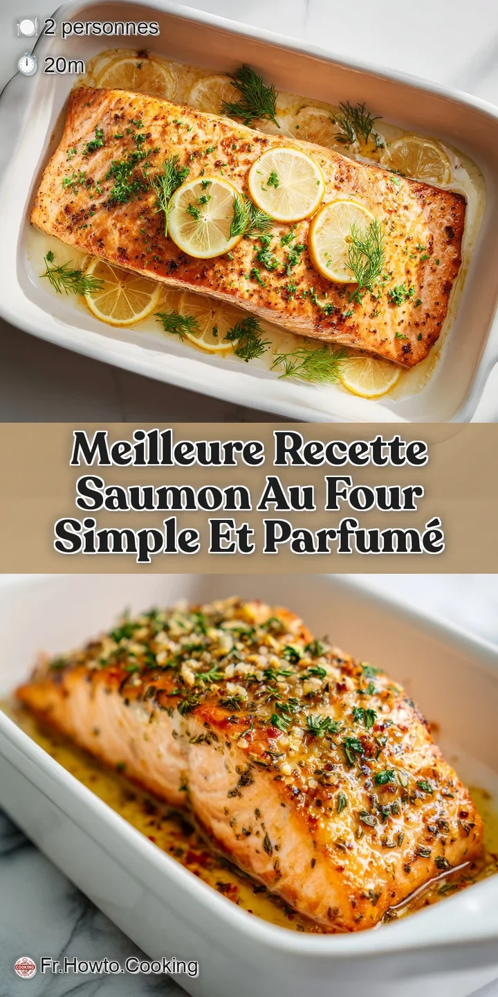 Close-up of tender, moist baked salmon, showing the delicate pink flesh and flaky texture with fresh herb garnish and juic...