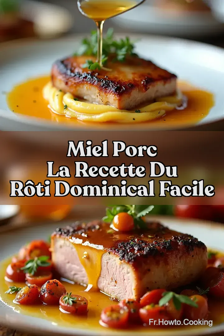 Miel Porc La Recette du R&ocirc;ti Dominical Facile
