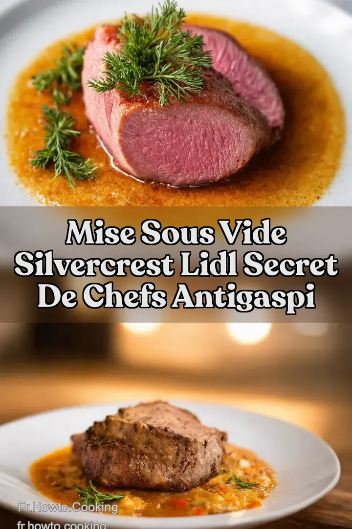 Mise Sous Vide Silvercrest Lidl Secret de Chefs AntiGaspi
