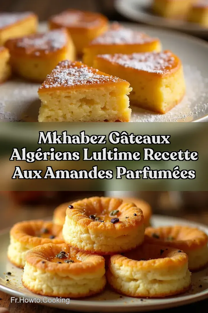 Mkhabez G&acirc;teaux Alg&eacute;riens Lultime recette aux amandes parfum&eacute;es