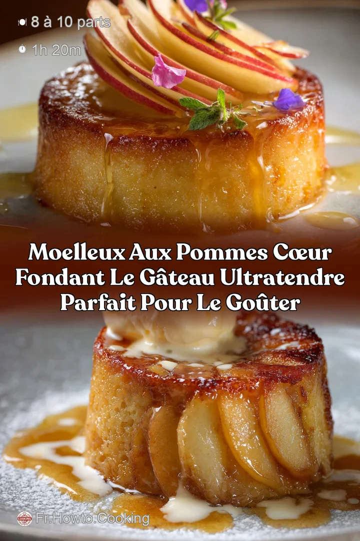Moelleux aux pommes c&oelig;ur fondant le g&acirc;teau ultratendre parfait pour le go&ucirc;ter