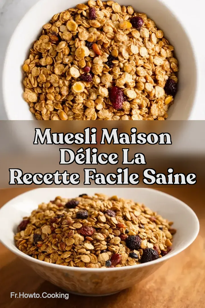 Muesli Maison Délice La Recette Facile Saine : ÉPINGLER POUR PLUS TARD Muesli Maison Délice La Recette Facile Saine