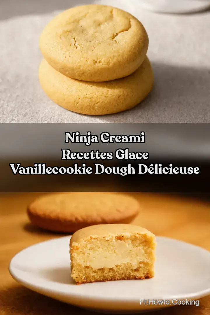 Ninja CREAMi Recettes Glace VanilleCookie Dough D&eacute;licieuse