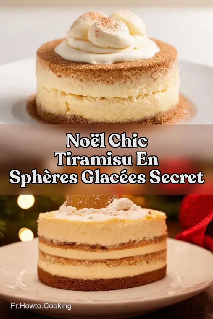 No&euml;l Chic Tiramisu en Sph&egrave;res Glac&eacute;es Secret