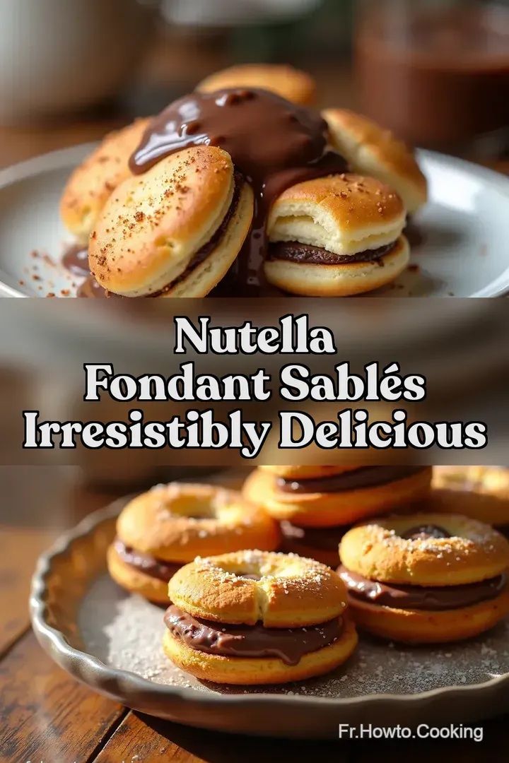Nutella Fondant Sablés Irresistibly Delicious